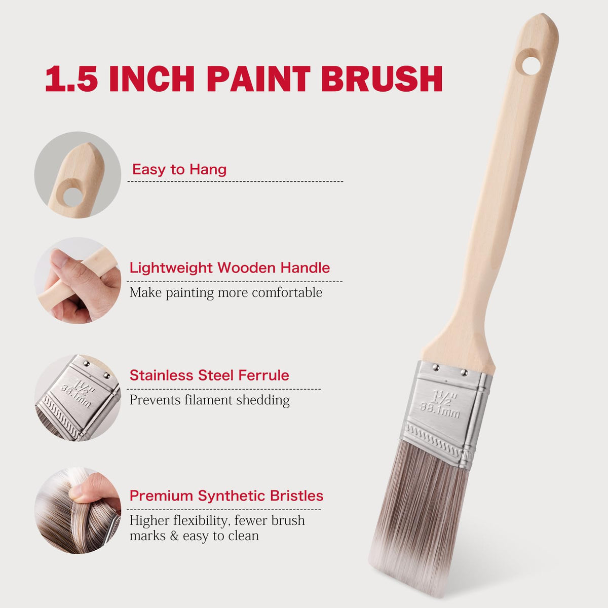 Mister Rui Mini Paint Roller Kit-13 Piece, 4-Inch Microfiber Paint Rollers with Ergonomic Handle, Small Roller Paint Brush, Paint Tray with 3 Liners, Perfect for House Painting, Trim, and Touch-Ups