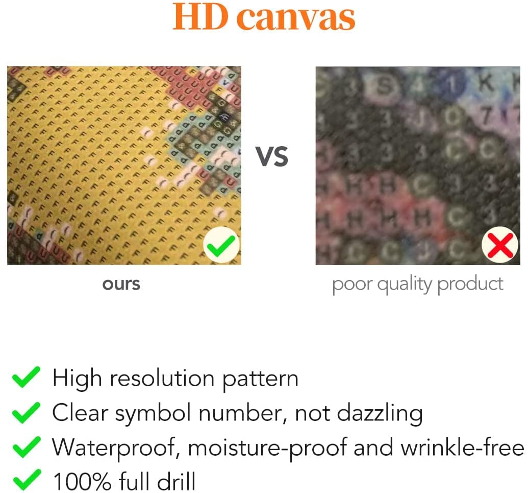 WHYCJXWL Diamond Art Kits for Adults and Kids, Full Drill Round Rhinestone Diamonds, Winnie Pooh Diamond Art (12X16 Inch)