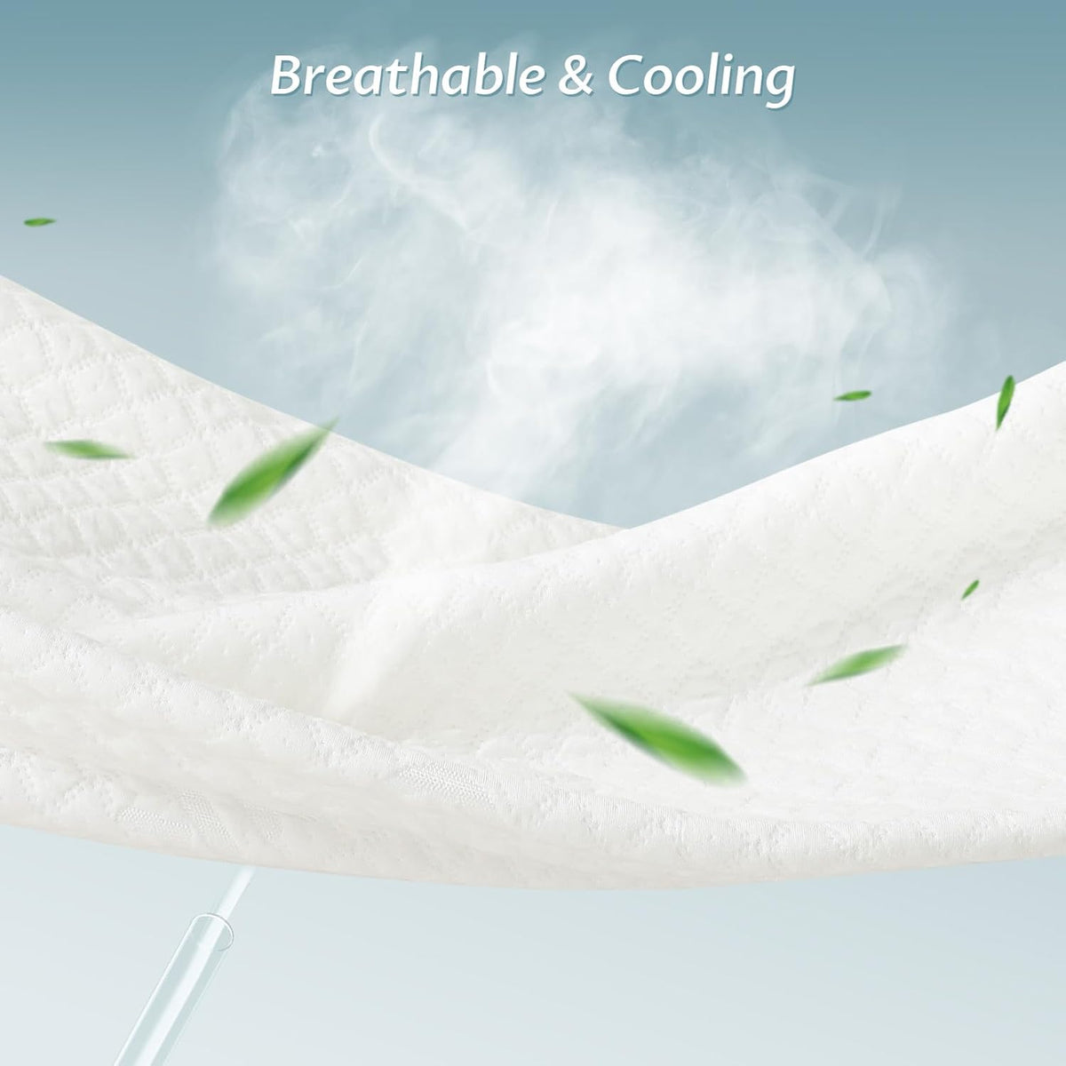 Queen Size Mattress Protector - 100% Waterproof Zippered Cover | Soft, Cooling & Noiseless Encasement for 10-12" Deep Mattresses