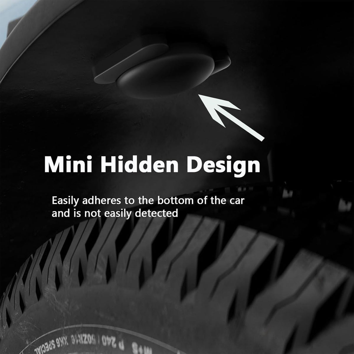 GPS Tracker for Vehicles,Real Time GPS Tracker for Car Work with Apple Find My(iOS Only),No Monthly Fee Hidden Mini Tracker Device for Vehicles (Black,2PCS)