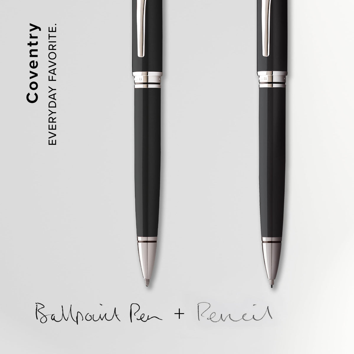 Cross Coventry Black Lacquer Pen and Pencil Gift Set