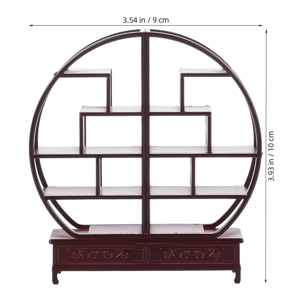 Totority Miniature Chinese Furniture Model 1 25 Scale Abs Bo Gu Shelf for Dollhouse Accessories DIY Sand Tray Decoration and Home Display