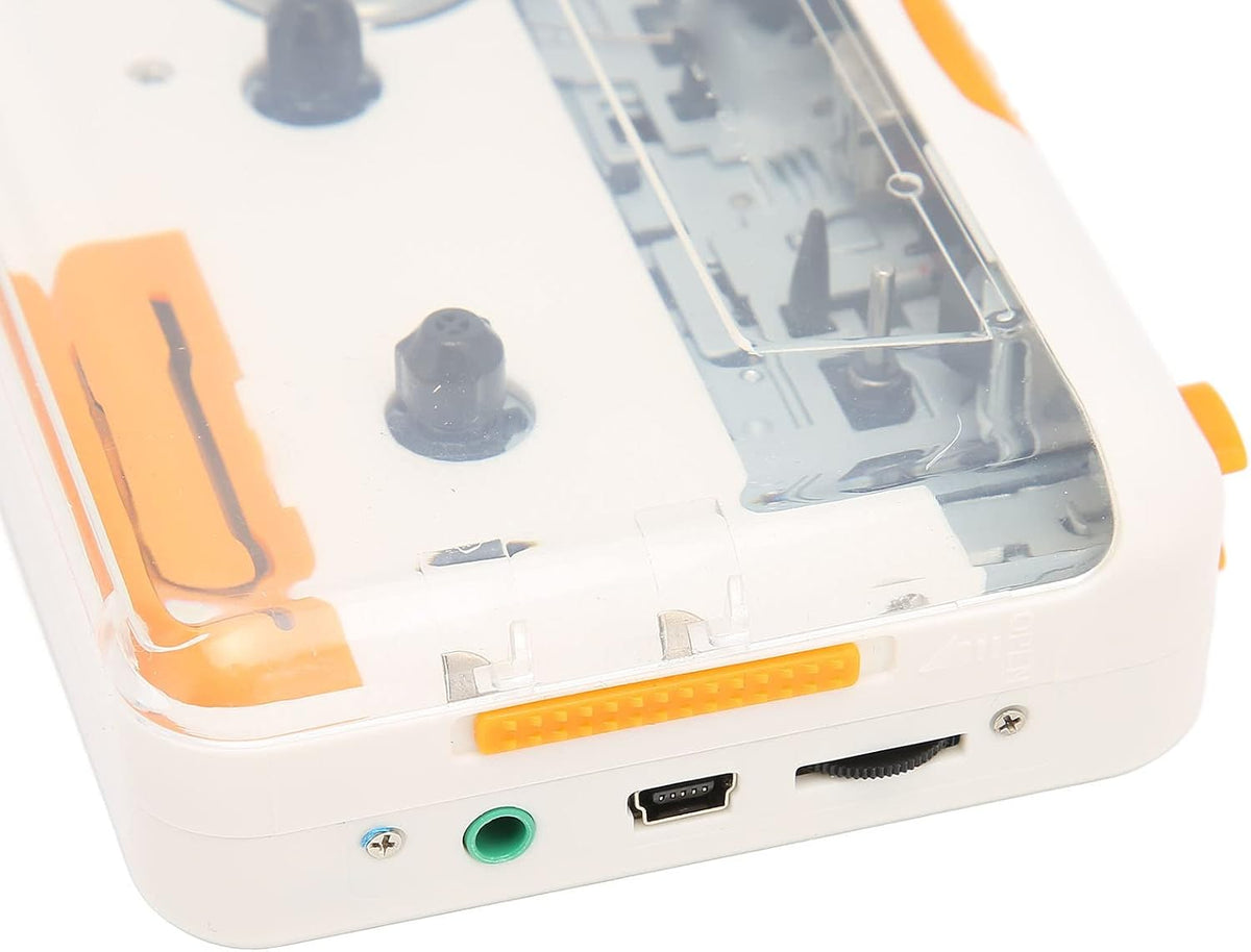 ASHATA Cassette Cassette MP3 Cassettes /MP3 Portable Player, Audio Player Tape to Converter Compatible with Laptops