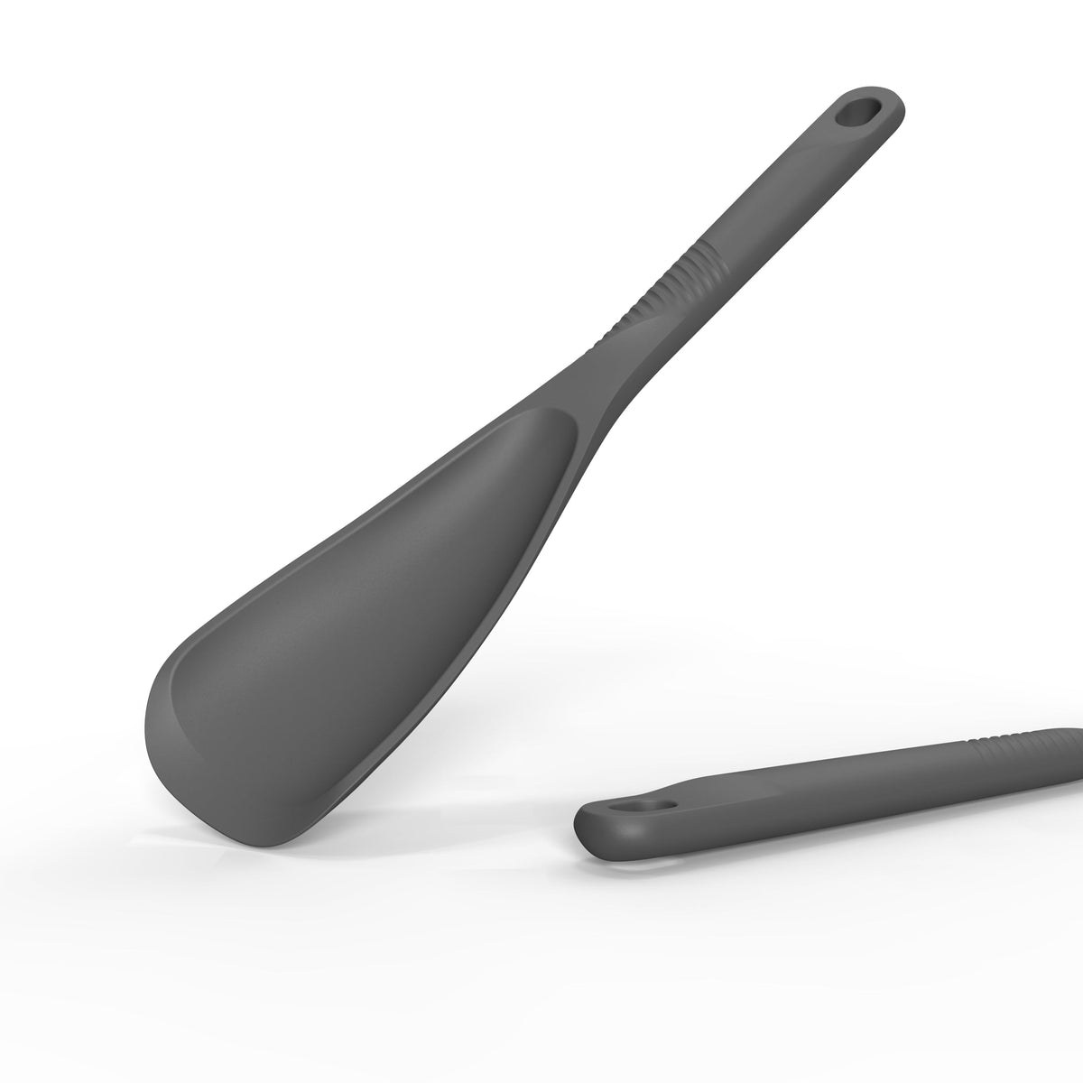 Silicone Cooking Utensils Set - 600°F Heat Resistant, Nonstick Kitchen Utensil Set with Spatulas, Spoons, Whisk, Tongs, BPA Free, Dishwasher Safe (Gray)