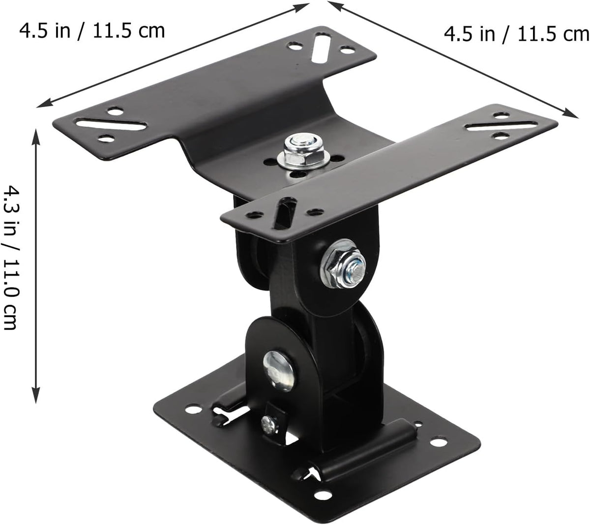 Vaguelly 360-degree 14-27 Inch Wall Mount Tv Stand and Monitor Mount Swivel Bracket Rotation Metal Shaft Compatible