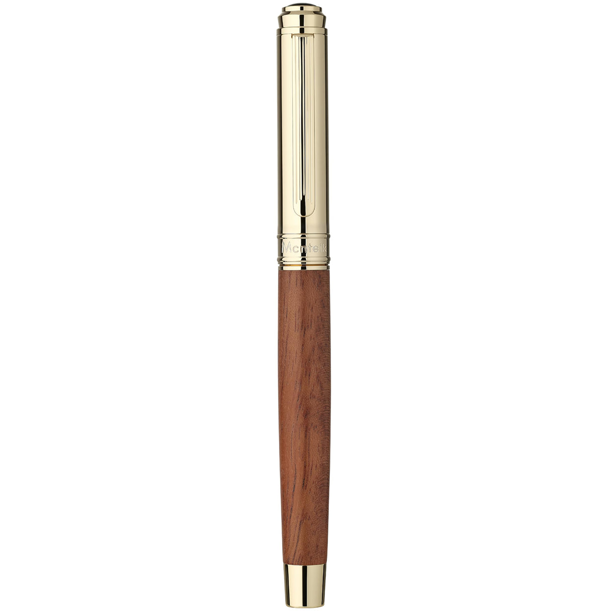 MCNTEIK 316 Luxury Journaling Pen, Nice Natural Wood for Writing, 24K Gold Accents, Schmidt refill, Fancy Rollerball, Gift Set for Men & Women, Executive & Professional Christmas Office, Pens-Rosewood
