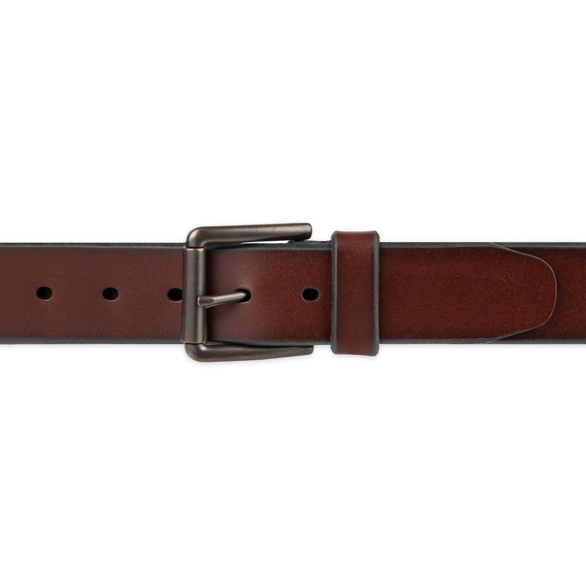 Dockers Men's Casual Leather Belt - 100% Soft Top Grain Genuine Leather Strap with Classic Prong Buckle,Brown,34