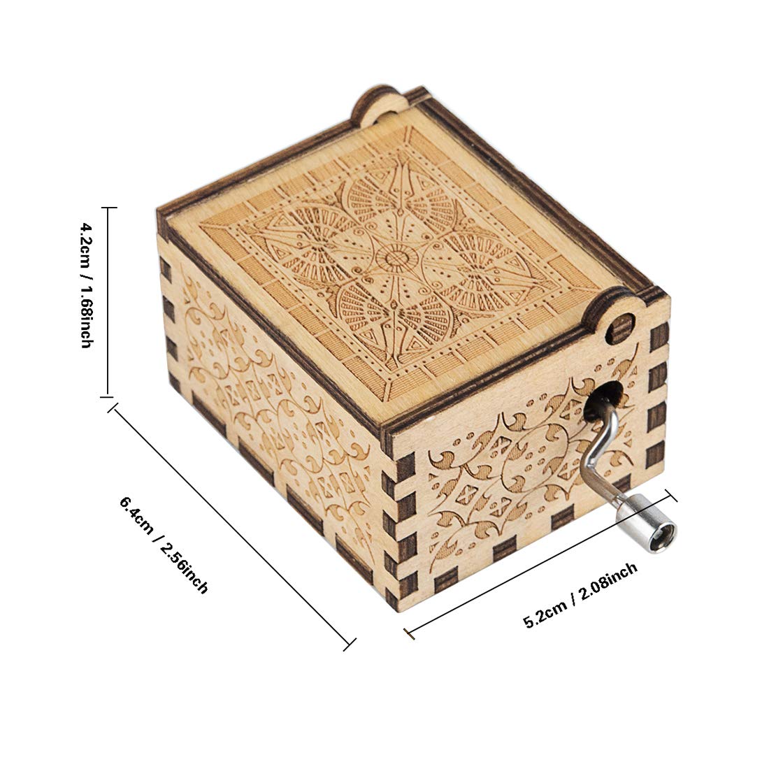 Music Box Gift for Wife - Romantic Birthday Valentine Anniversary Christmas to My Wife Gifts from Husband Boyfriend Love Women Girl Girlfriend Wooden Hand Crank Musical Box Play You are My Sunshine