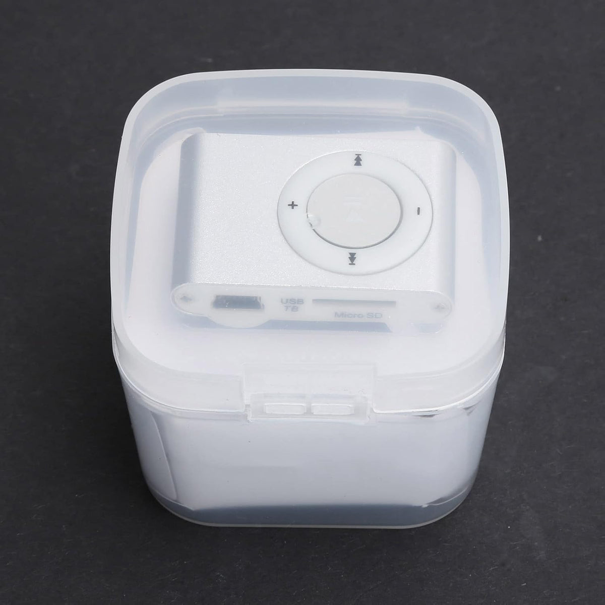 ASHATA 753 MP3 MiniMP3 Mini Player, Portable Music Player with Clip, Digital Music Media Player BackClip Player
