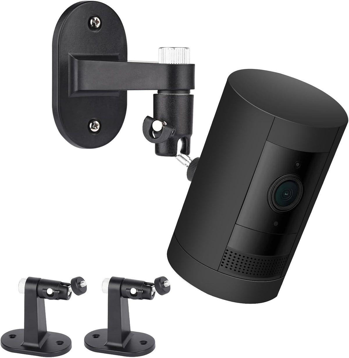 ALERTCAM 2Pack Adjustable Security Wall Mount Bracket for Ring Stick Up Cam & Ring Outdoor Cam Plus, Perfect View Angle