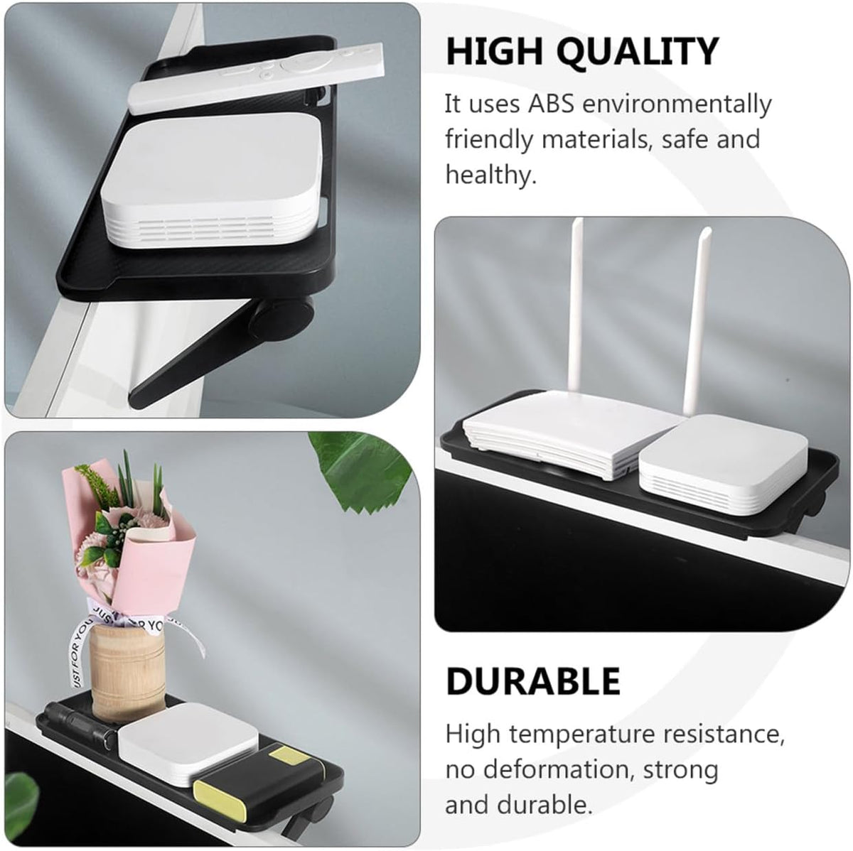 Angoily Adjustable Monitor Riser - Stylish TV Stand for Home & Office