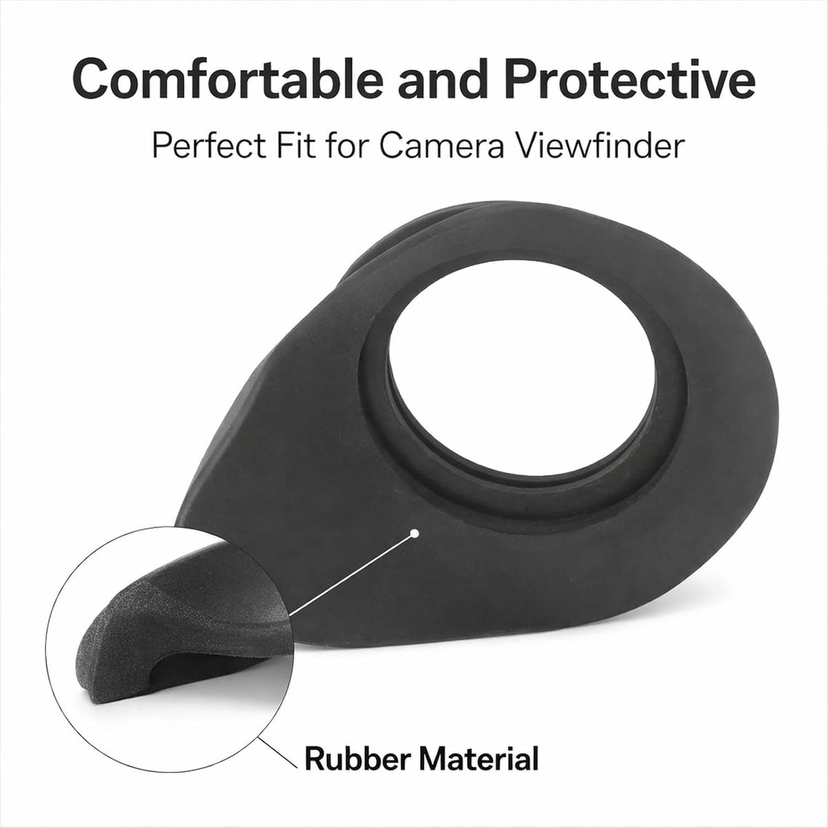 SD1000 MC1500 MC2500 Camera Viewfinder Eyecup Rubber Eyepiece Replacement for Durable and Comfortable - Blocks Ambient