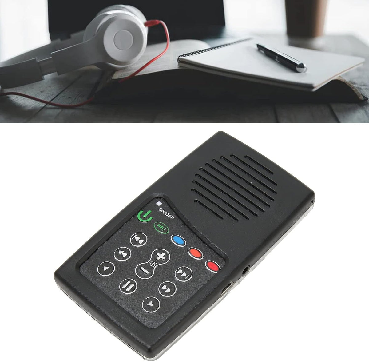Cuifati 8G Portable Bible Player,Mini Portable Solar Powered Electronic Bible Audio Player Built in Capacity for Bible
