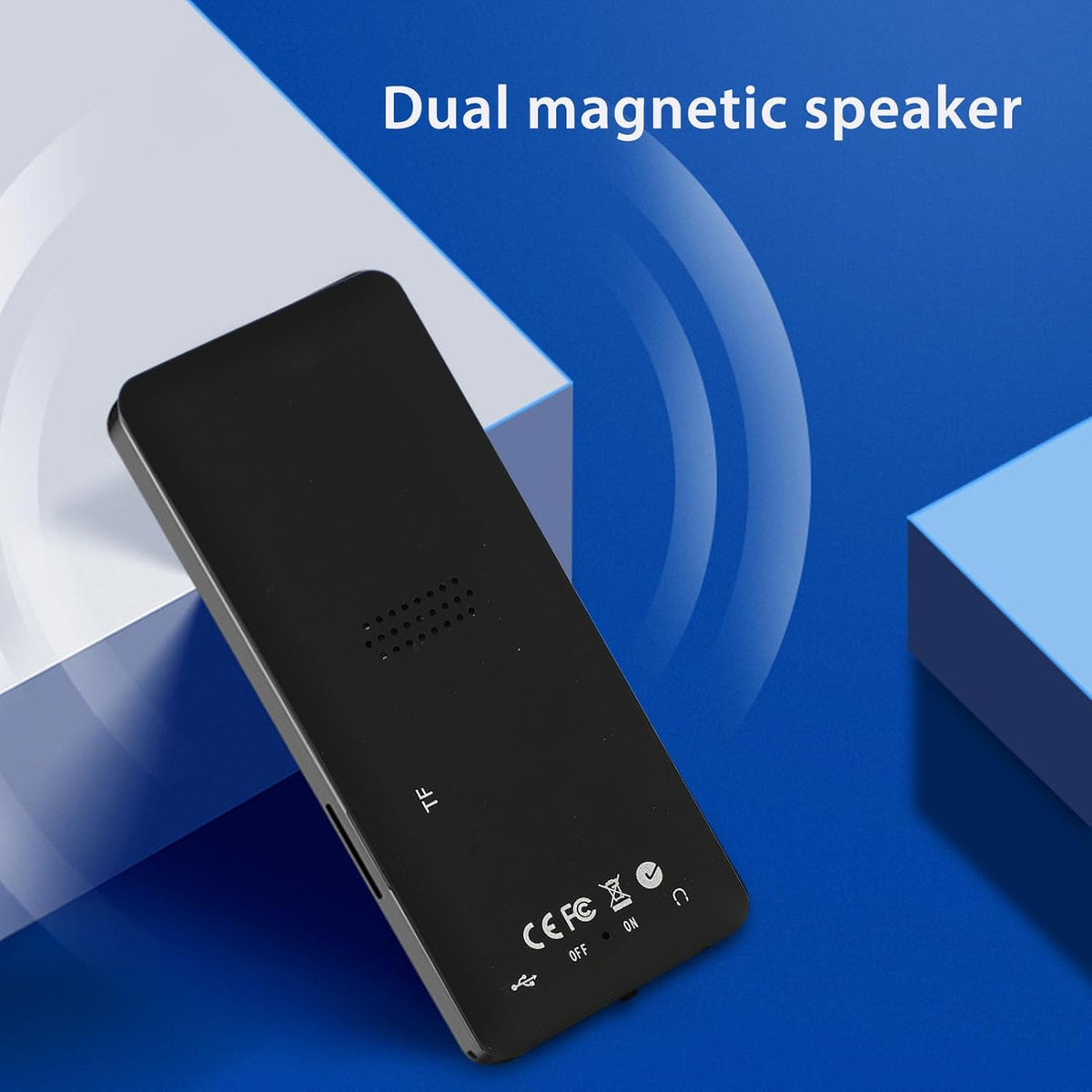 ASHATA MP3 MP4 MP3 1.8in 128x160 Player Player, Music Player with Screen, BT Small Portable Lossless Sound Music