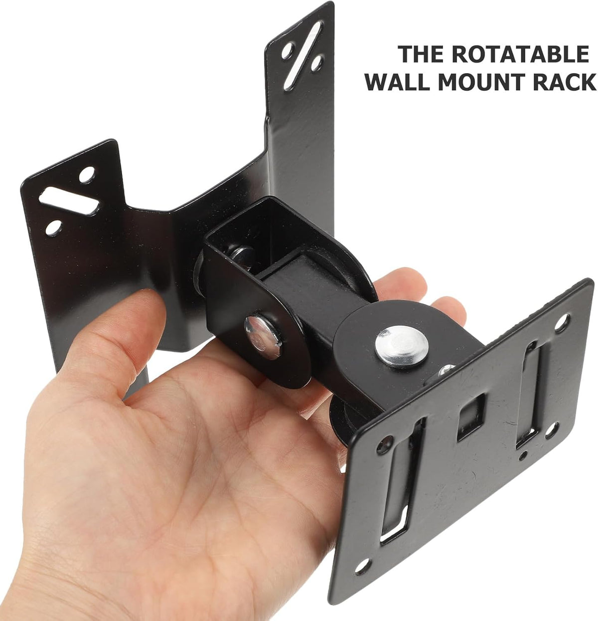 Vaguelly 360-degree 14-27 Inch Wall Mount Tv Stand and Monitor Mount Swivel Bracket Rotation Metal Shaft Compatible