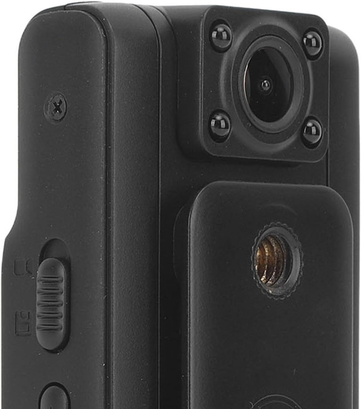 Sanpyl L11 1080P 180 1.54inch Body Camera, HD Wearable Mini Body Cameras with IR Night Vision, Rotatable Lens, Screen