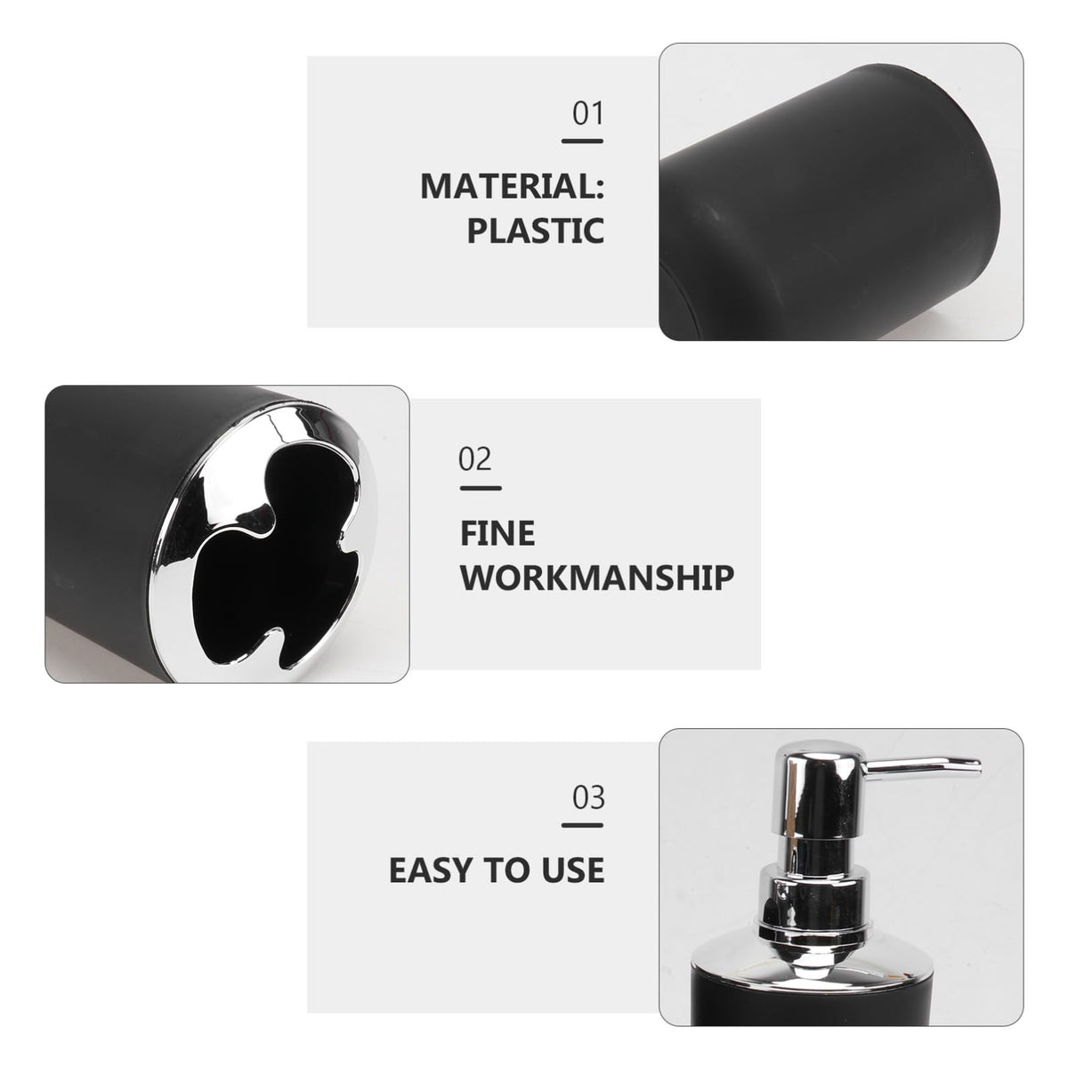 OUNONA Bathroom Wash Supplies Set Matte Black Household Washing Cup Kit with Toothbrush Holder and Mouthwash Cup and Portable Bathroom Accessories for Daily Use