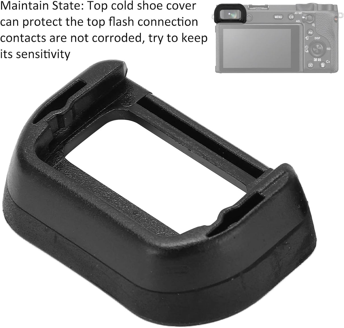 Set, EP17 A6600, A6500, A6400 Sanpyl Camera Eyepiece Eyecup Viewfinder Eye Cup Eyepiece Eyecup with Cold Shoe Cover