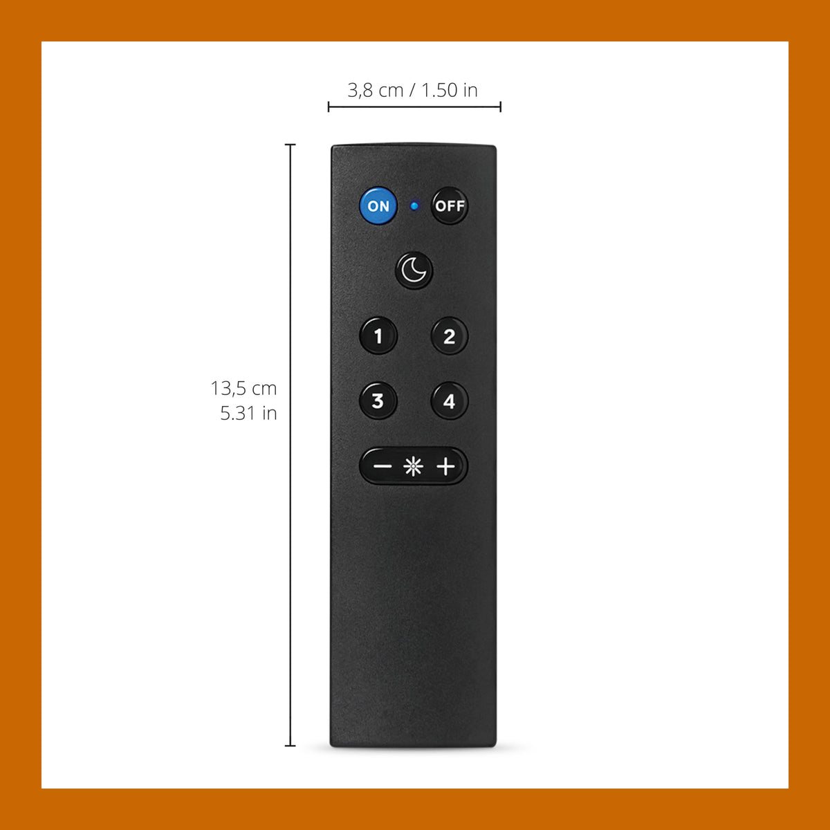 WiZ Connected Remote Light Switch, Works with All WiZ Products, Turn Lights On or Off, Brighten or Dim Room, Control Switch, 1 Pack