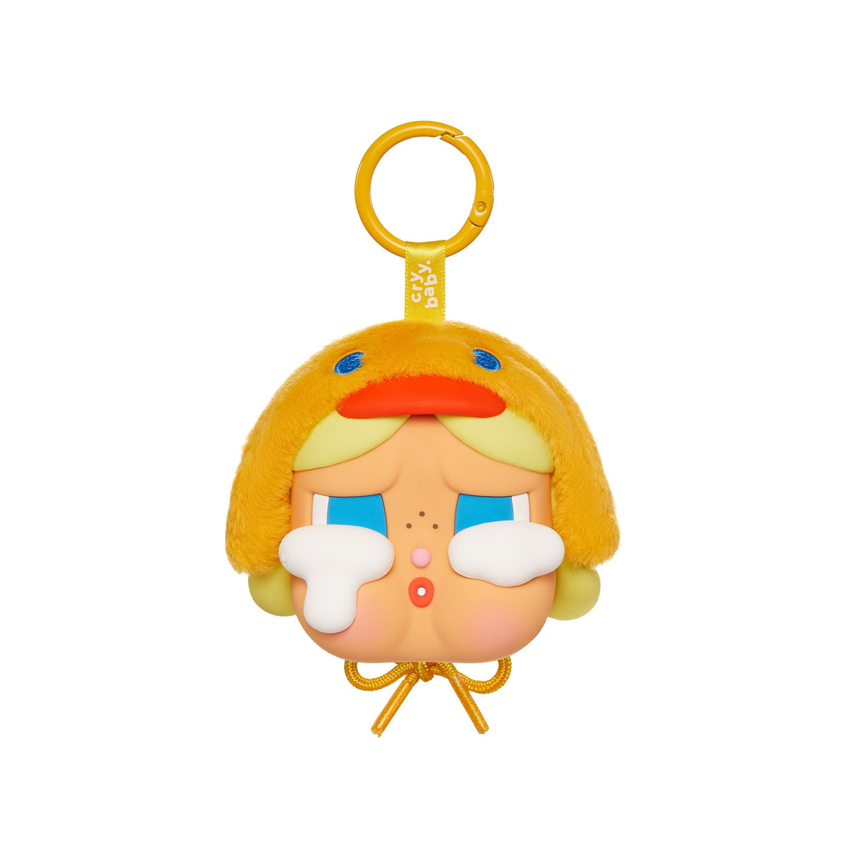POP MART Crybaby Crying Again Series-Earphone Case (Duck You) Portable Earbuds Case for Apple, Samsung, JBL, Headphone Earbud Protective Carrying Case Bag