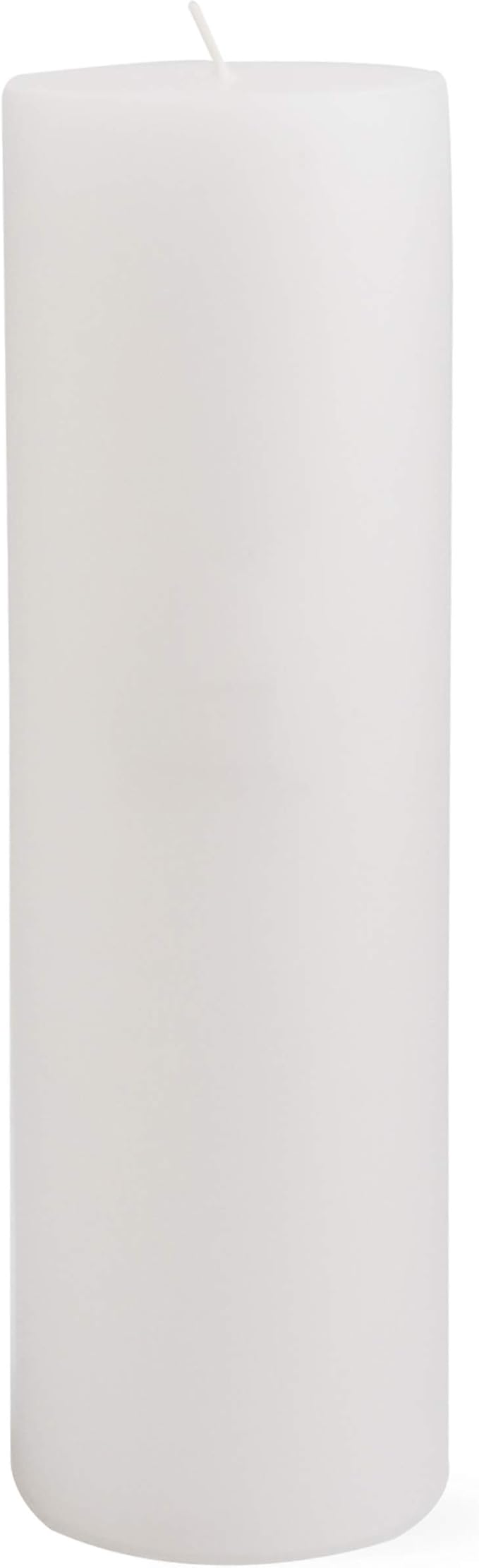 TAG Chapel 3X10 White Pillar Paraffin Wax Candle Unscented Drip-Free Long Burning 145 Hours for Home Decor Wedding Parties Dining Dinner Kitchen Table Tabletop Living Room End Table Decor Decoration