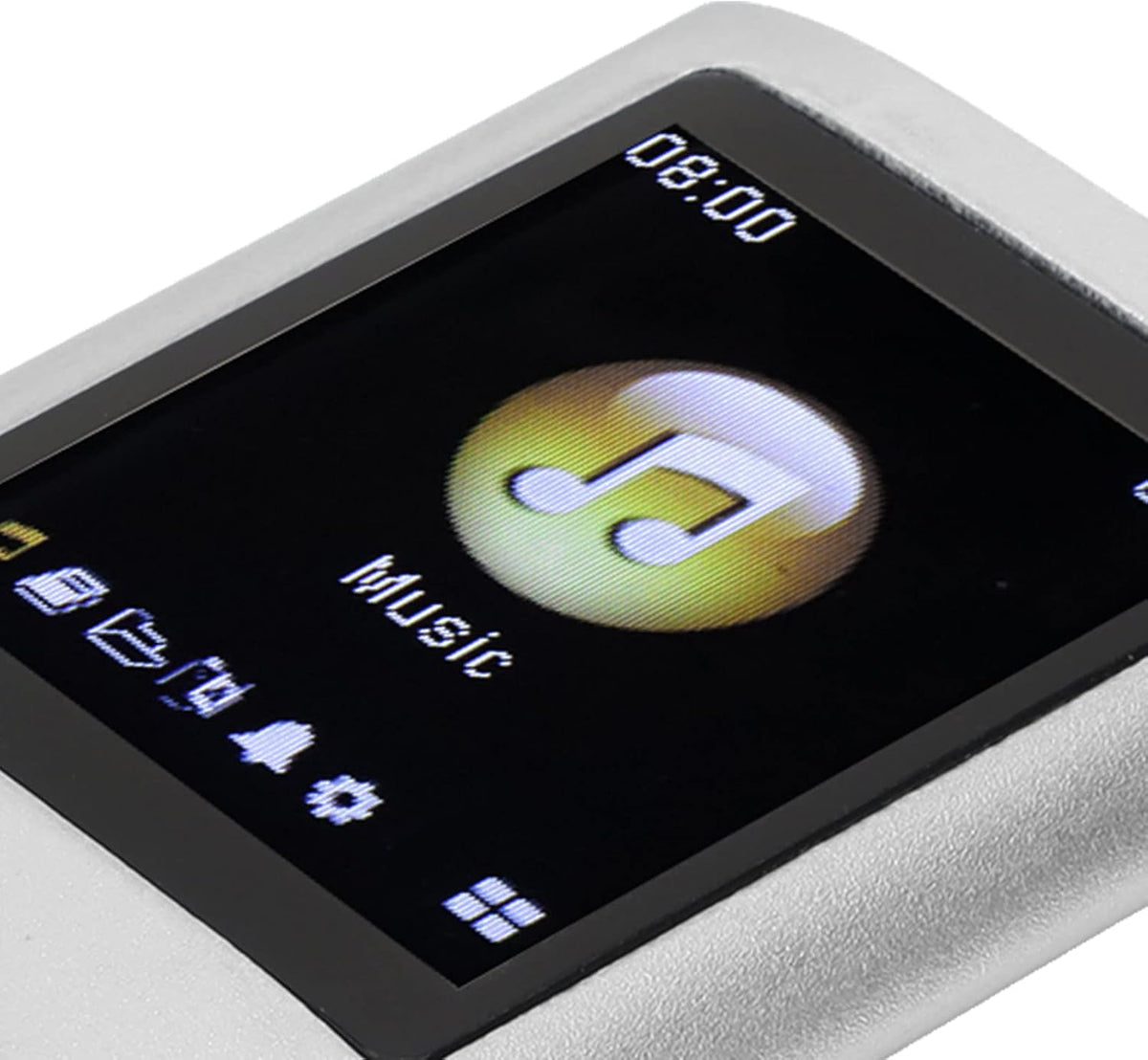 ASHATA 64G MP3 1.8 Inch MP3 MP3 Player, Screen Music Player for Sports Studying, Support WMA FLAC APE AAC OGG