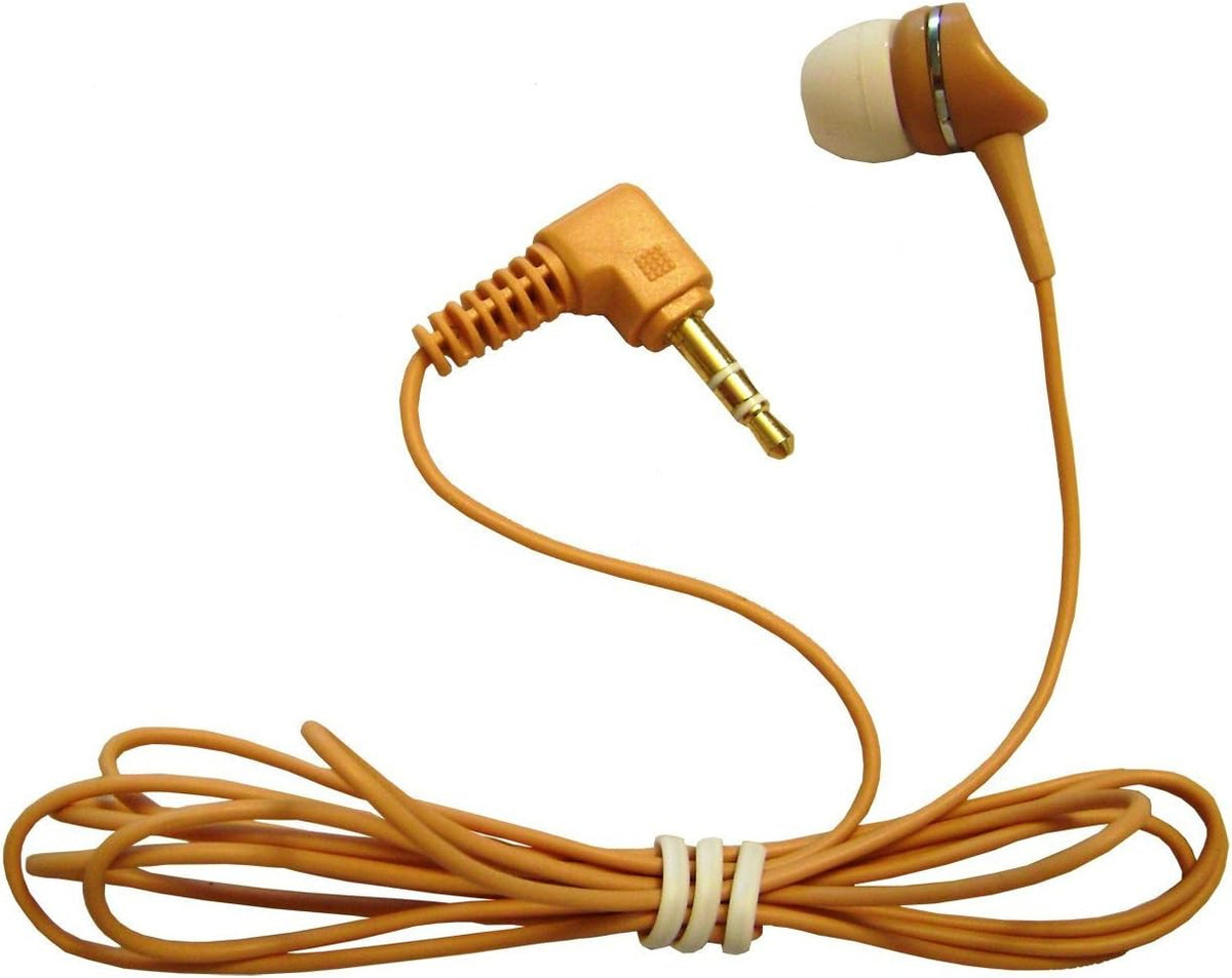 Scan Sound, Inc. 1-Bud 3.5mm MP3 Single-Ear Stereo Earphone w/ Plug and Soft Rubber eartip for Players, Tablets, Mobile