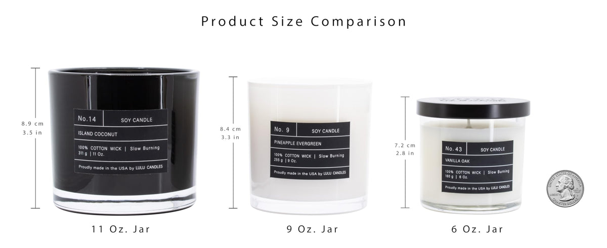 Lulu Candles | Jasmine, Oud & Sandalwood | Luxury Scented Soy Jar Candle | Hand Poured in The USA | Highly Scented & Long Lasting (6 Oz. Gift Box)
