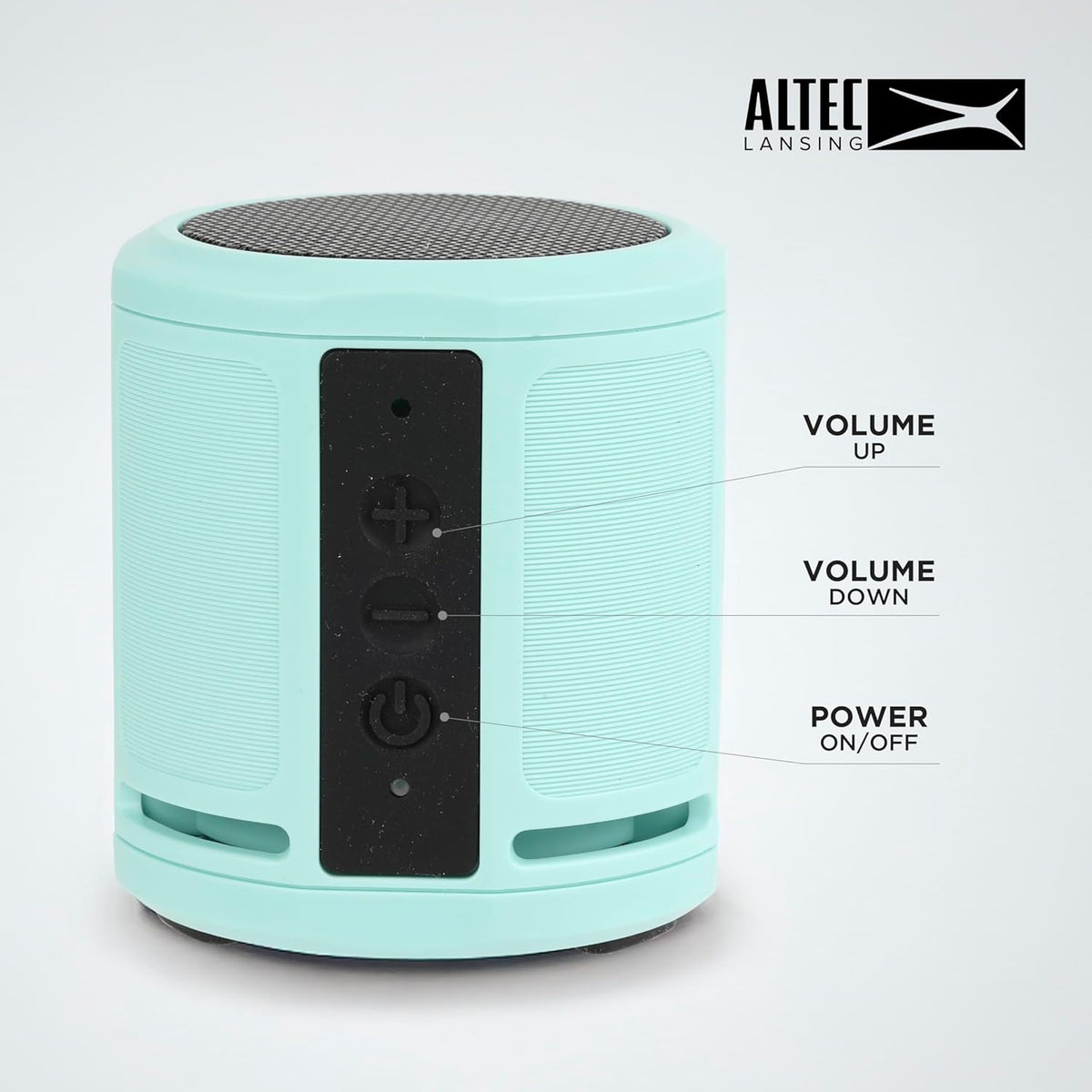 Altec Lansing Mint HydraMicro - Portable Waterproof Bluetooth Speaker