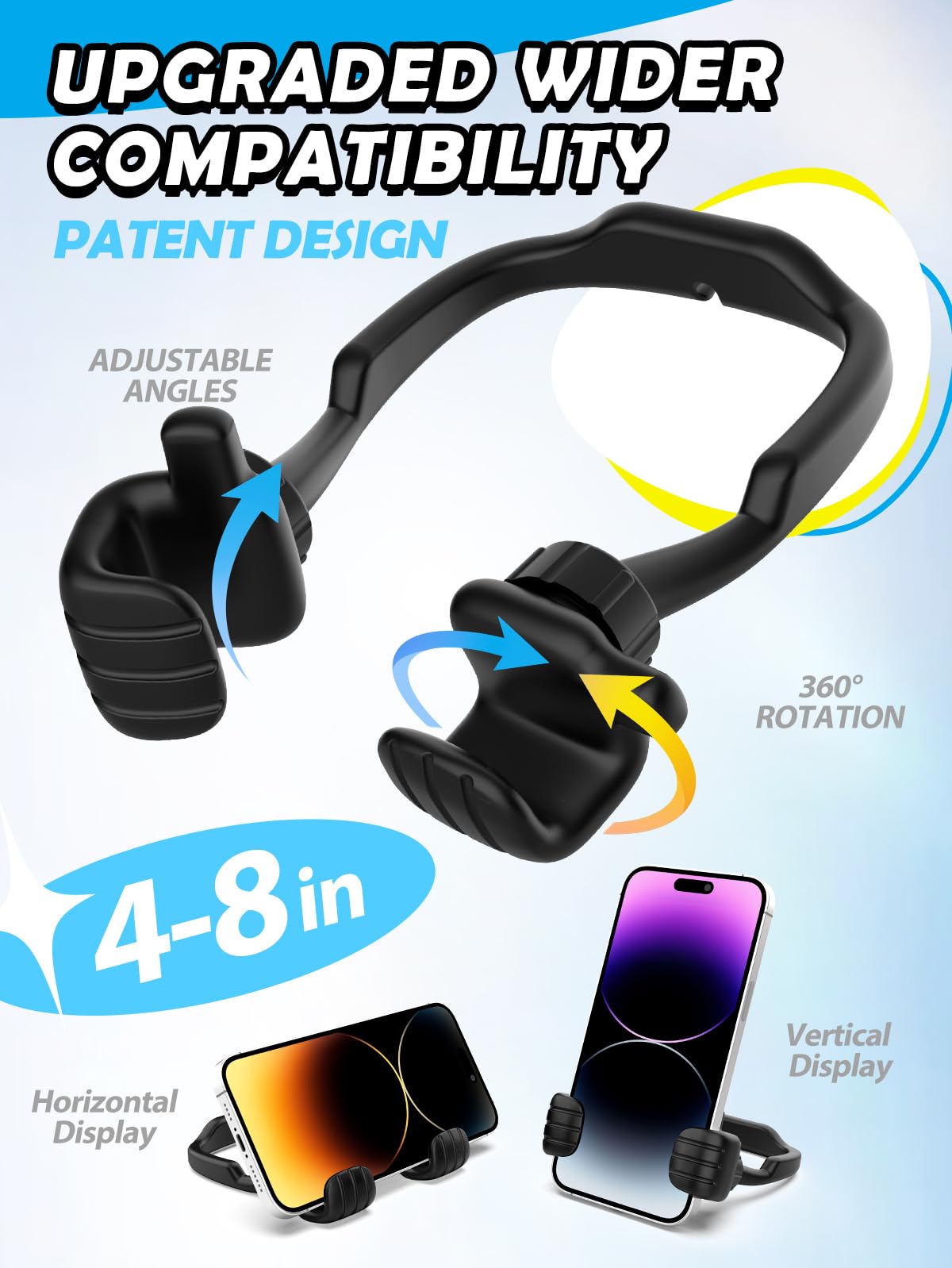 CALDEVER Easter Basket Stuffers for Teens Boys Girls Him Men Ideas: 2 Pack Thumbs Up Lazy Phone Stand Cell Phone Holder Easter Gifts for Kids Teenage Son Her Women Wife Adults Funny Cool Gadgets