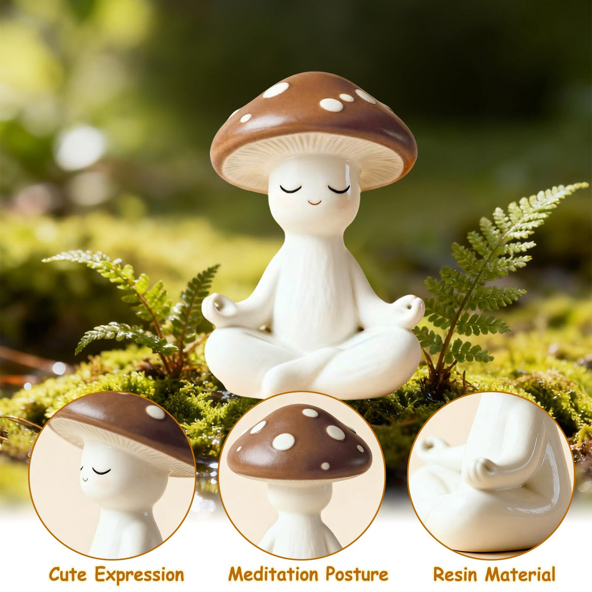Mushroom Room Decor Home Decor Gifts for Men Women Her Him Office Farmhouse Garden Whimsical Decor Funny Birthday Unique Relaxation Stress Relief Gardening Plant Cute Gifts for Women Mom Wife Coworker