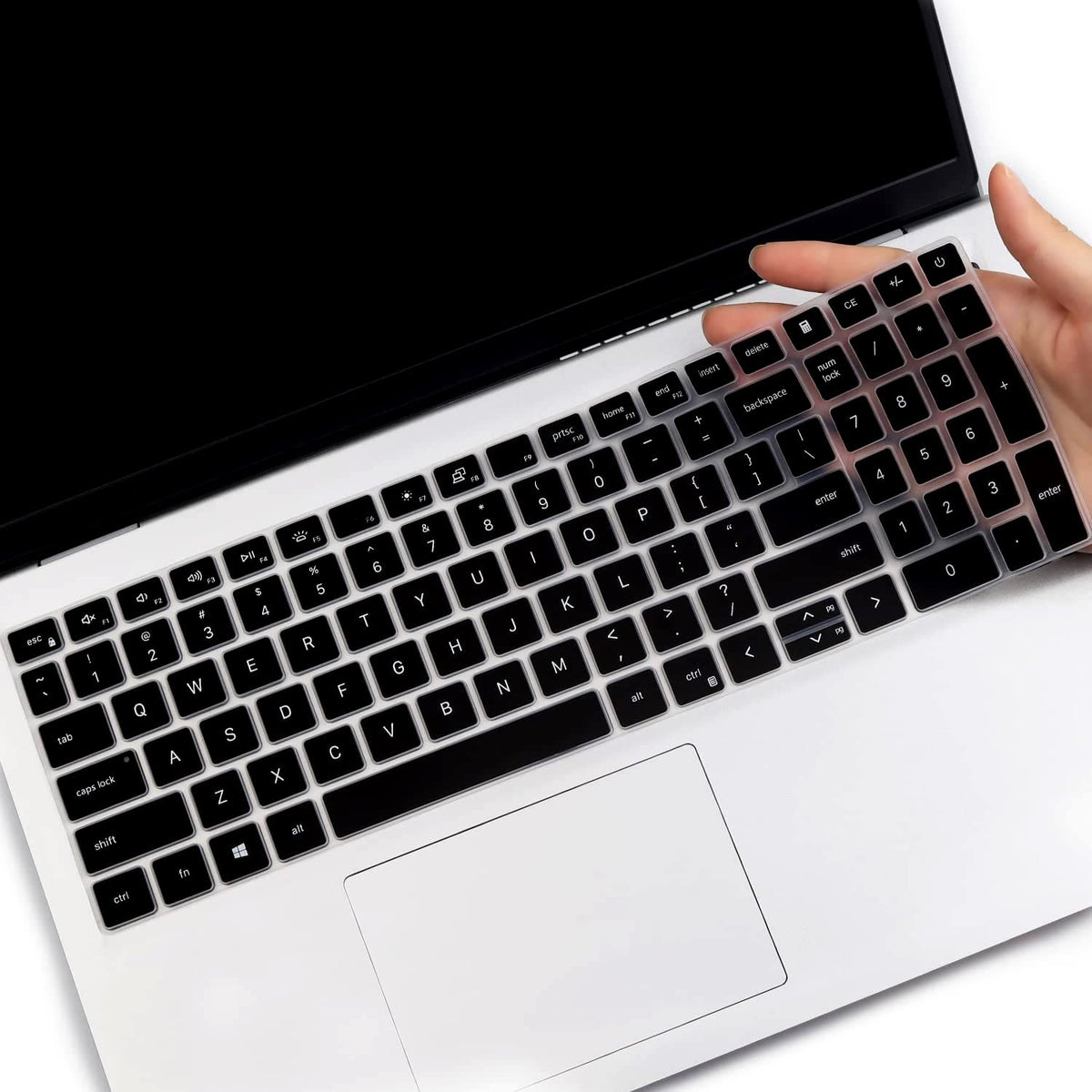 Keyboard Cover for 2026 2025 Dell 15 Laptop DC15250 DC15255 15.6" Dell Inspiron 15 3510 3511 3515 3525 3530 3535 5510 5515 5518 7510 15.6", Vostro 3510 3520 3530 5510 5515 15.6, Inspiron 7610