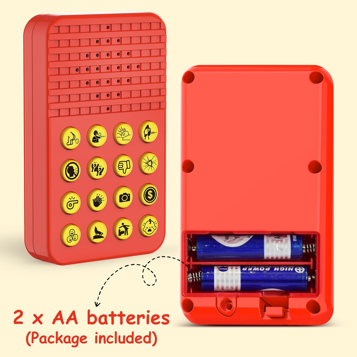 GEERAY Sound Effects Machine, 16 Hilarious Sounds, Include Fart, Applause, Laughter and More, Pocket Sized Funny Noise Maker Toys for Boys Ages 8-13, Cool Gadgets Gag Gifts for Kids Teens Boys Girls