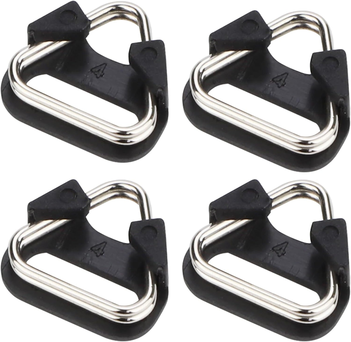 (2 Camera Strap Hook Triangle Split Ring Compatible with Sony Fuji DSLR Mirrorless Camera W/Round Eyelet Pair)