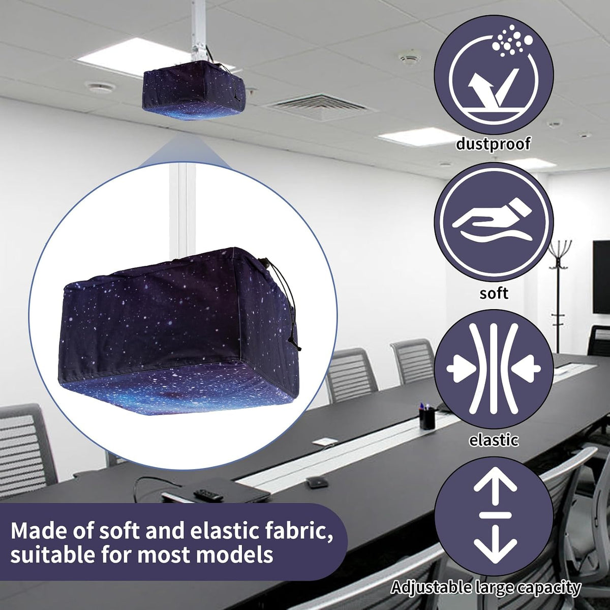 AJFHKJ Projector Dust Cover,Roof Waterproof Projector Covers Suitable for Ceiling Home,Home Theater Projector