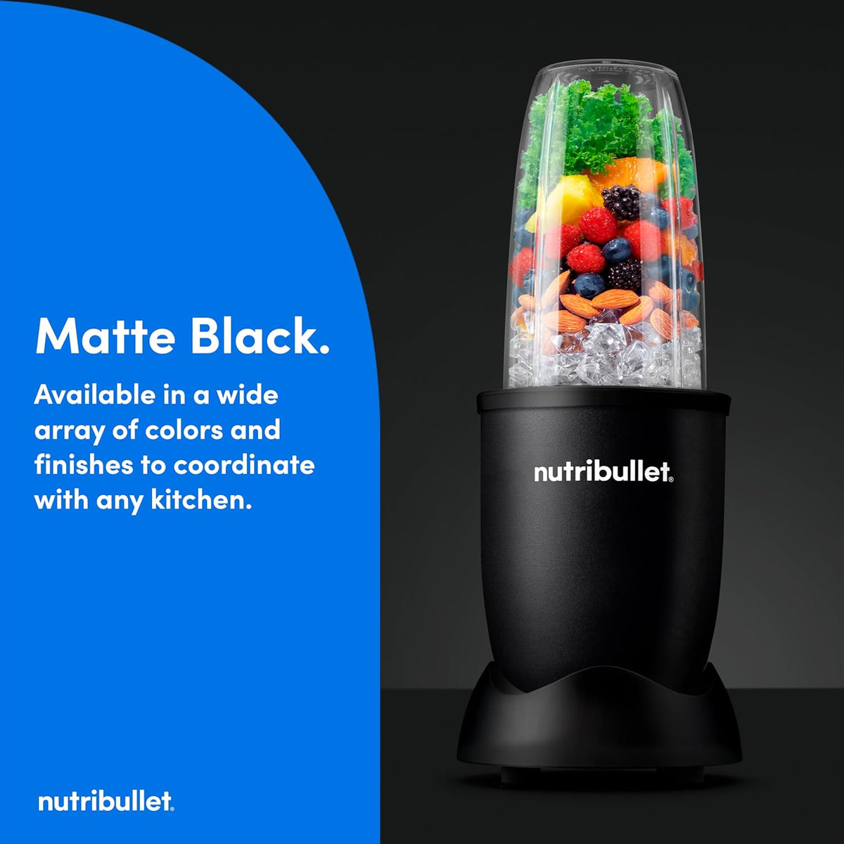 Nutribullet Pro Nutrient Extractor - 900W Power for Smoothies & Juices | Matte Black Finish