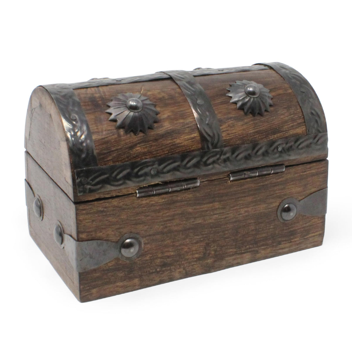 Nautical Cove Treasure Chest Keepsake and Jewelry Box Wood - Decorative Treasure Box