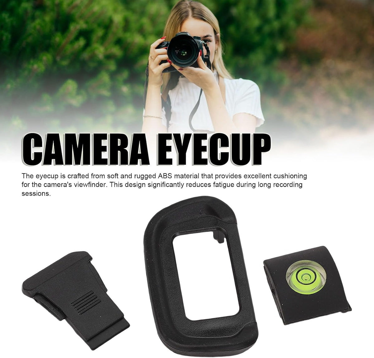 Set R10 3 1 Yunseity Camera Eyecup Level and Hot Shoe Cover Fit for in Camera Viewfinder Eyecup Bubble Level Hot Shoe