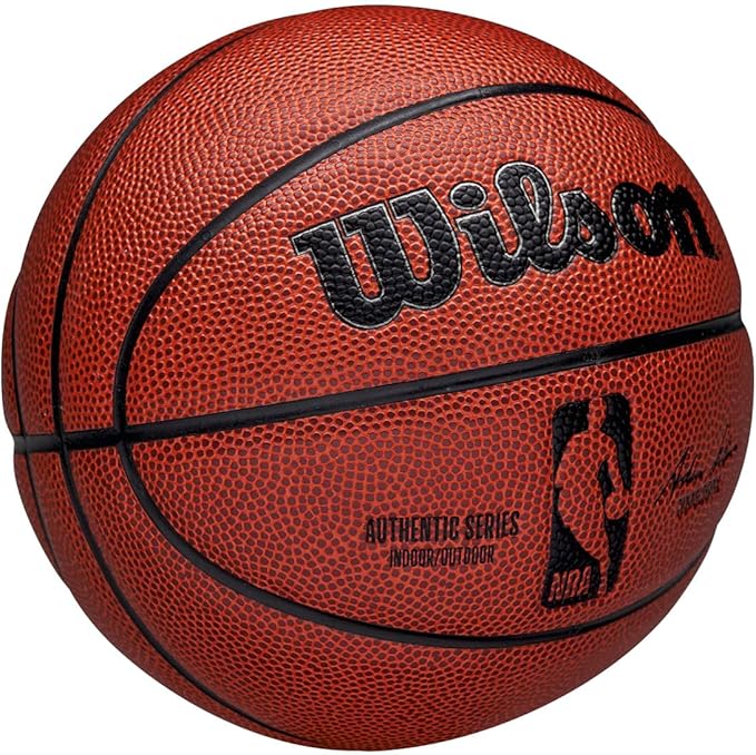 WILSON NBA Authentic Indoor/Outdoor Basketballs - Size 3, Size 6 and Size 7