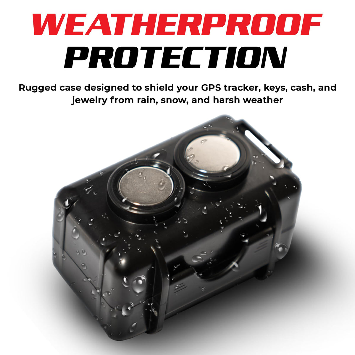 Spy Spot Magnetic Mount Weatherproof Case for GPS Trackers - Stash Lock Box for Items, Key Holder Under Vehicles - Fits GL200, GL 300, GL300W, GL300MA