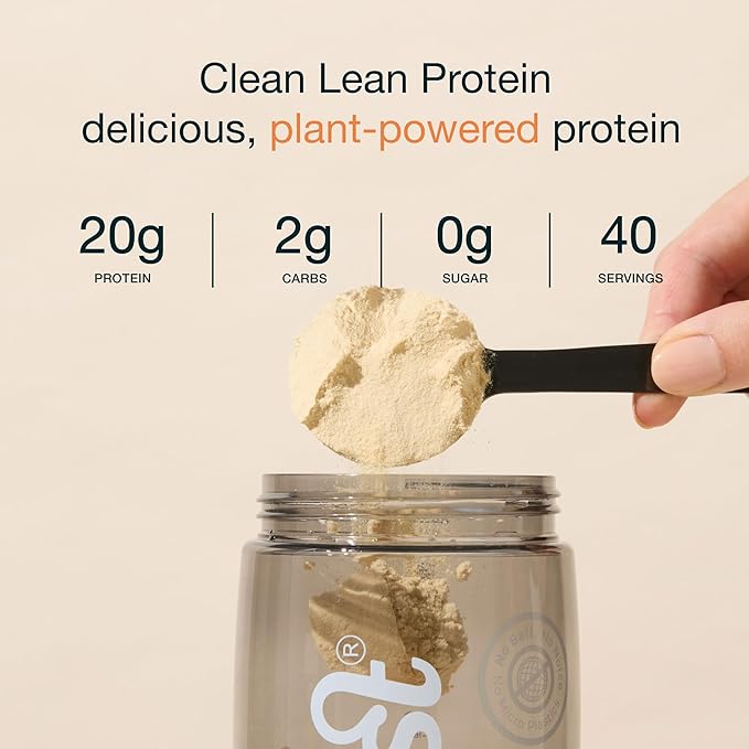Nuzest - Pea Protein Powder - Clean Lean Protein, Premium Vegan Plant Based Protein Powder, Dairy Free, Gluten Free, GMO Free, Protein Shake, Rich Chocolate, 40 Servings, 2.2 lb