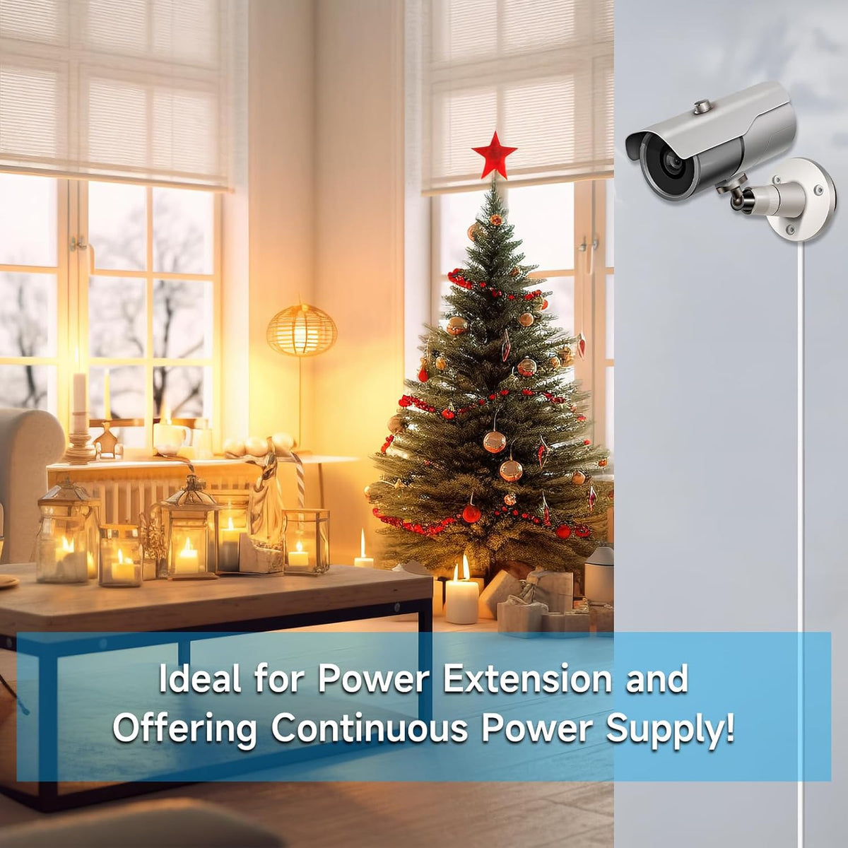 ANLINK 2 Pack 3ft 1M 12V 5.5mm 2.1mm DC Power Extension Cable, Premium Pure Copper DC Power Adapter Extension Cord x