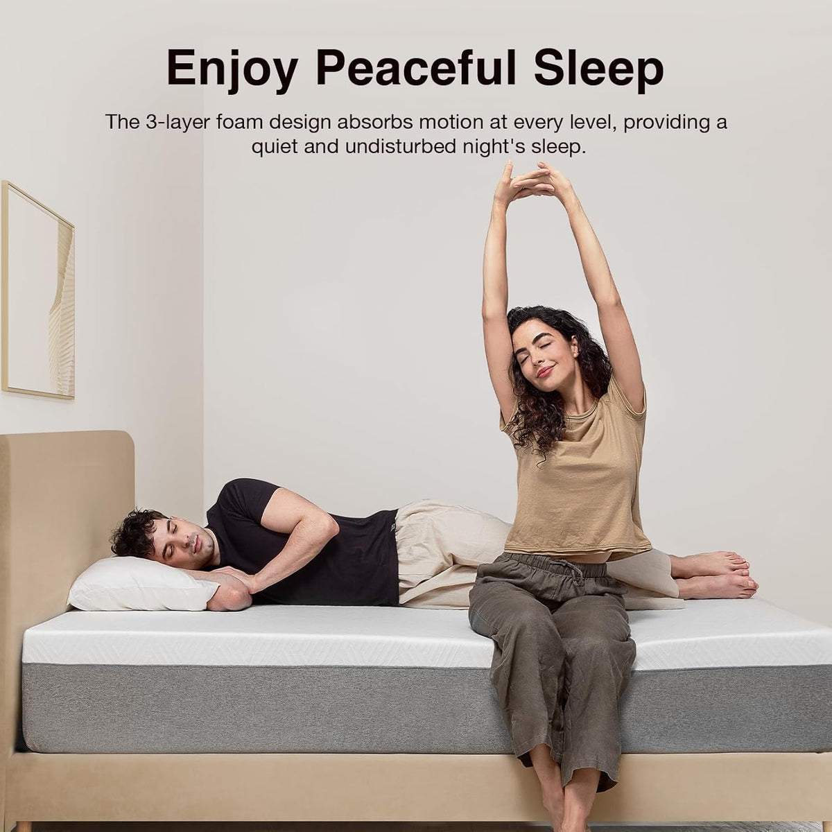 Novilla Memory Foam Mattress - 10 Inch Full Mattress with Gel Foam for Comfort & Pain Relief