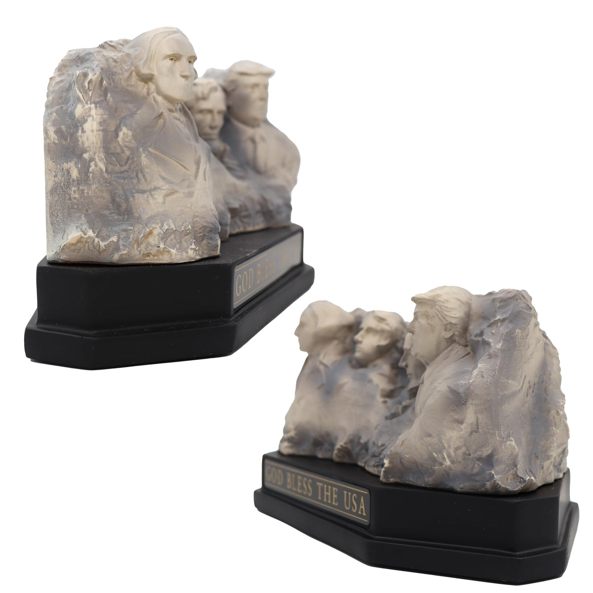 Trumpmore Mount Trumpmore Statue | Collectible Donald J. Trump Sculpture | Constitution Inscription on Back | Trump Bust for Desk, Shelf, or Cabinet | Political Memorabilia & Presidential Gift Idea