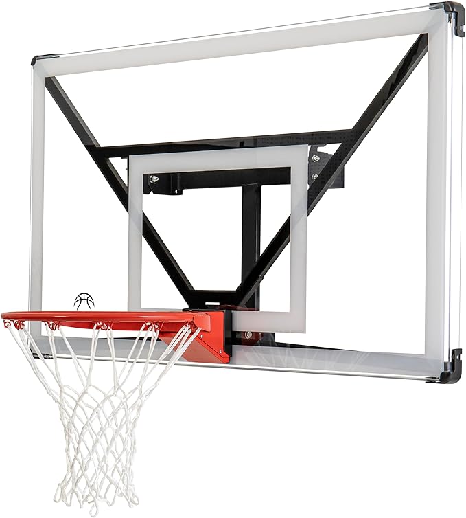 Silverback NXT 54" Wall Mounted Adjustable-Height and Fixed Basketball Hoop with QuickPlay Design