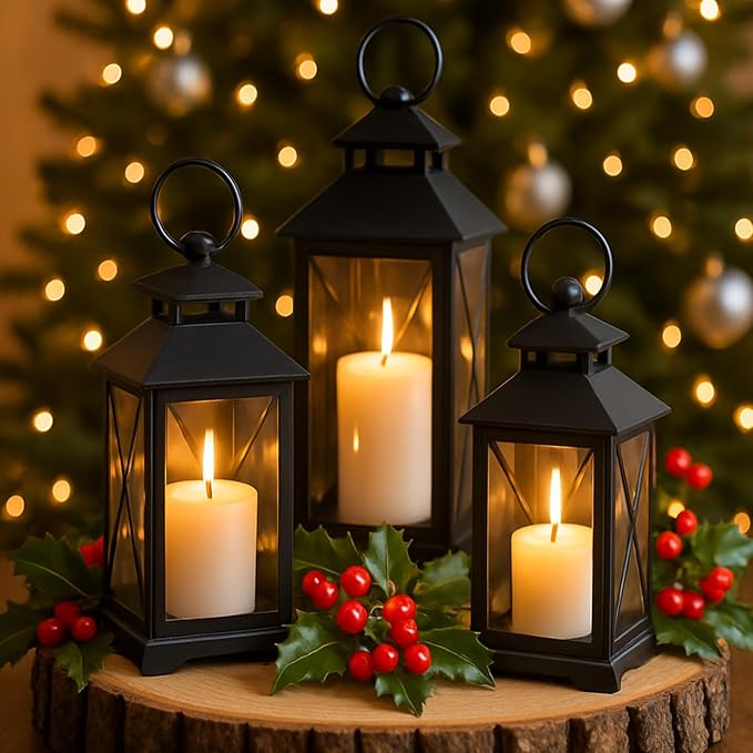 Ivory Pillar Candles Set, 12 Packs, 2.8 in x 4, 6, 8 Inch Assorted Size Unscented Pillar Candles Bulk for Home Decor, Long Burning Candle for Emergency, Holiday Dinner, Dripless & Smokeless