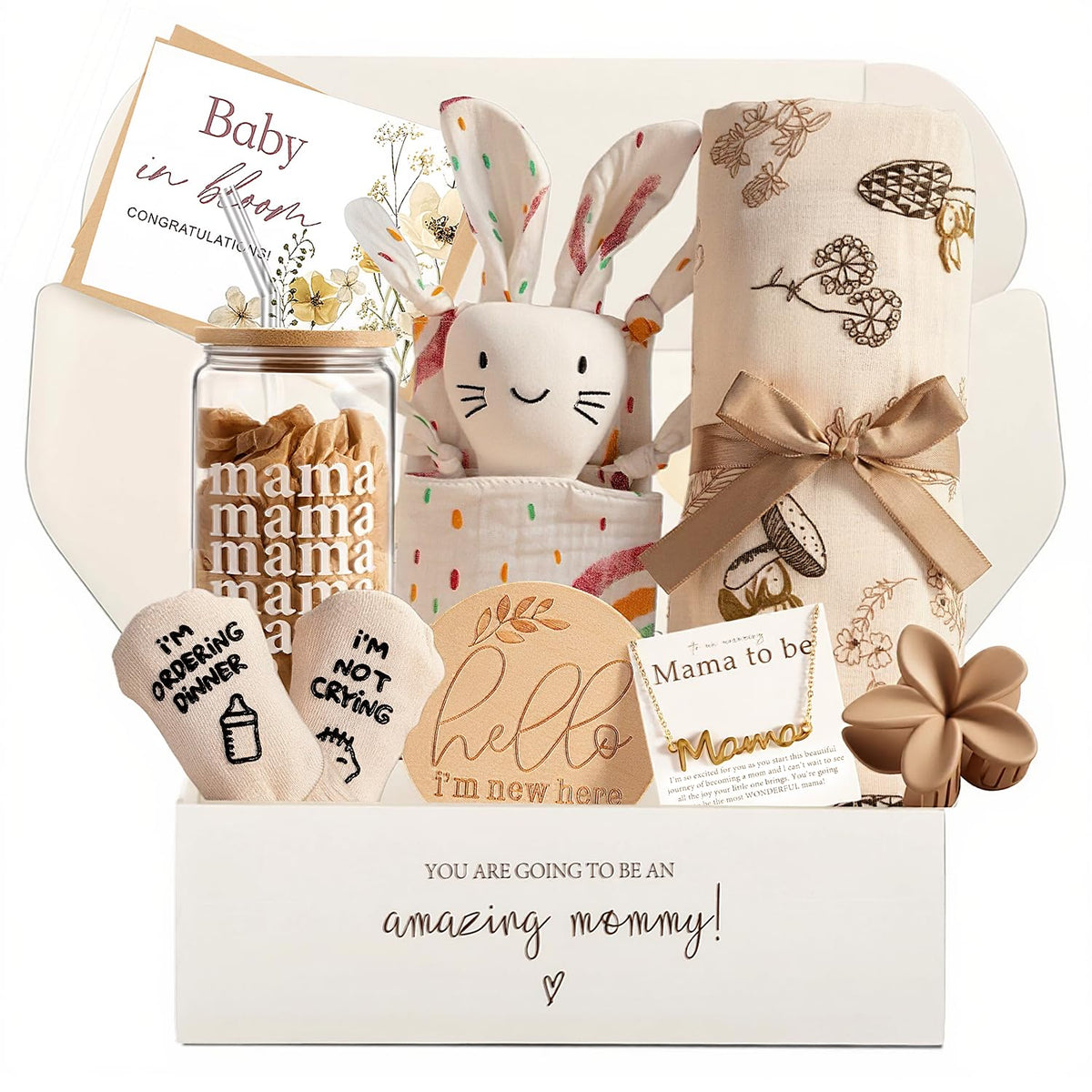 New Mom Gifts for Women, Pregnancy Gifts for New Parents Gender Reveal Gifts Expecting Parents to Be, Baby Shower First Time Mom to be Gifts