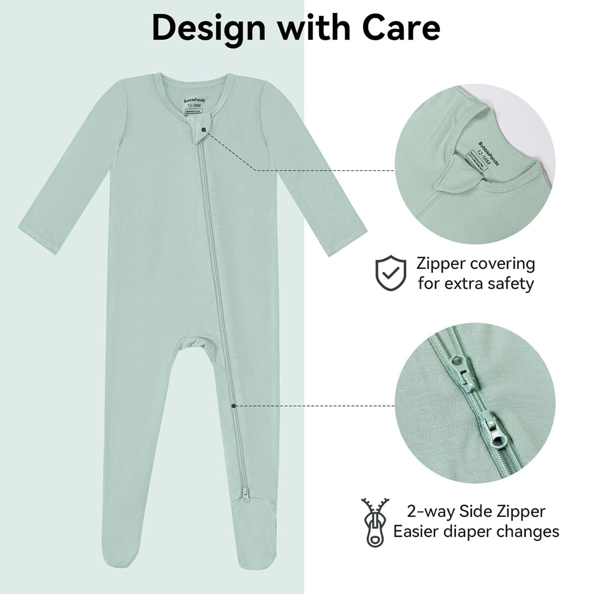 Okayinn BubblePanda Sleep Sack & Baby Onesie Set | Ideal for 6-12 Months Infants