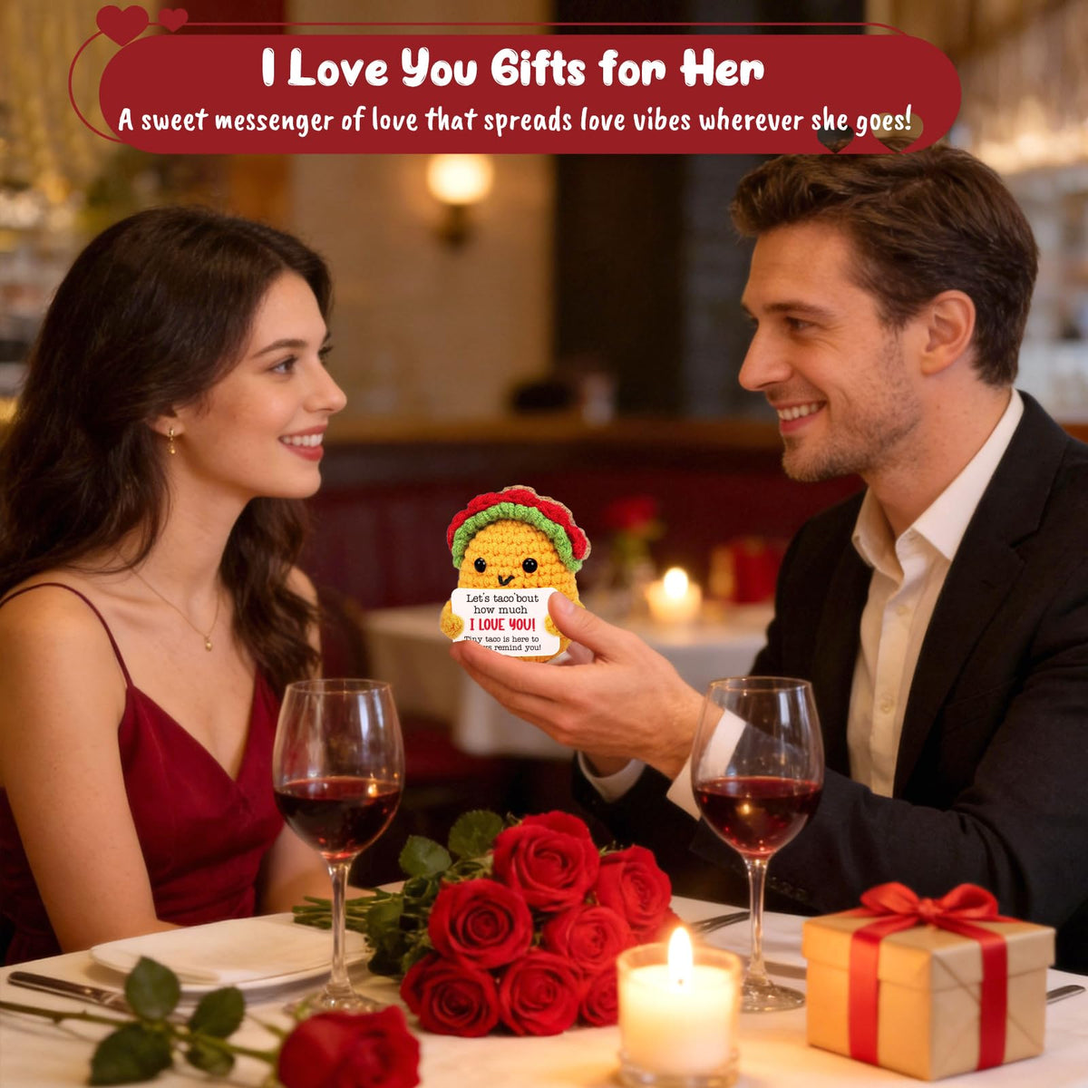 LuoHere for Wife Her Him Anniversary I Love You Gifts for Women Men Girlfriend Husband Boyfriend Birthday Gift, Funny Valentines Card Christmas Easter Couples Romatic Gift for Fiance