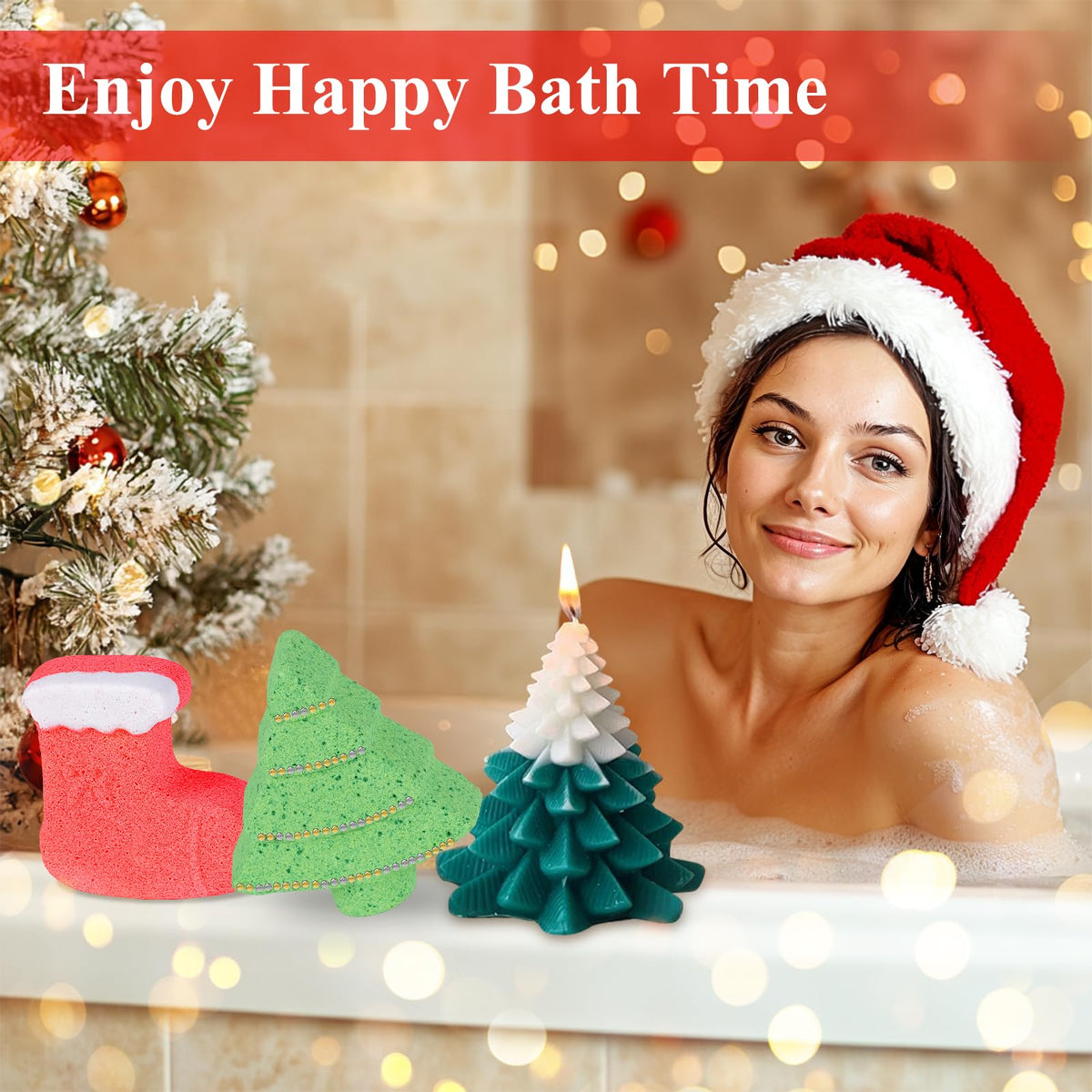 LUXULISH Christmas Gifts for Women 2025, Unique Christmas Gifts Basket for Coworker Teacher, Secret Santa Gifts for Her, Xmas Self Care Spa Burr Basket Ideas for Mom Wife Sisiter Nurse
